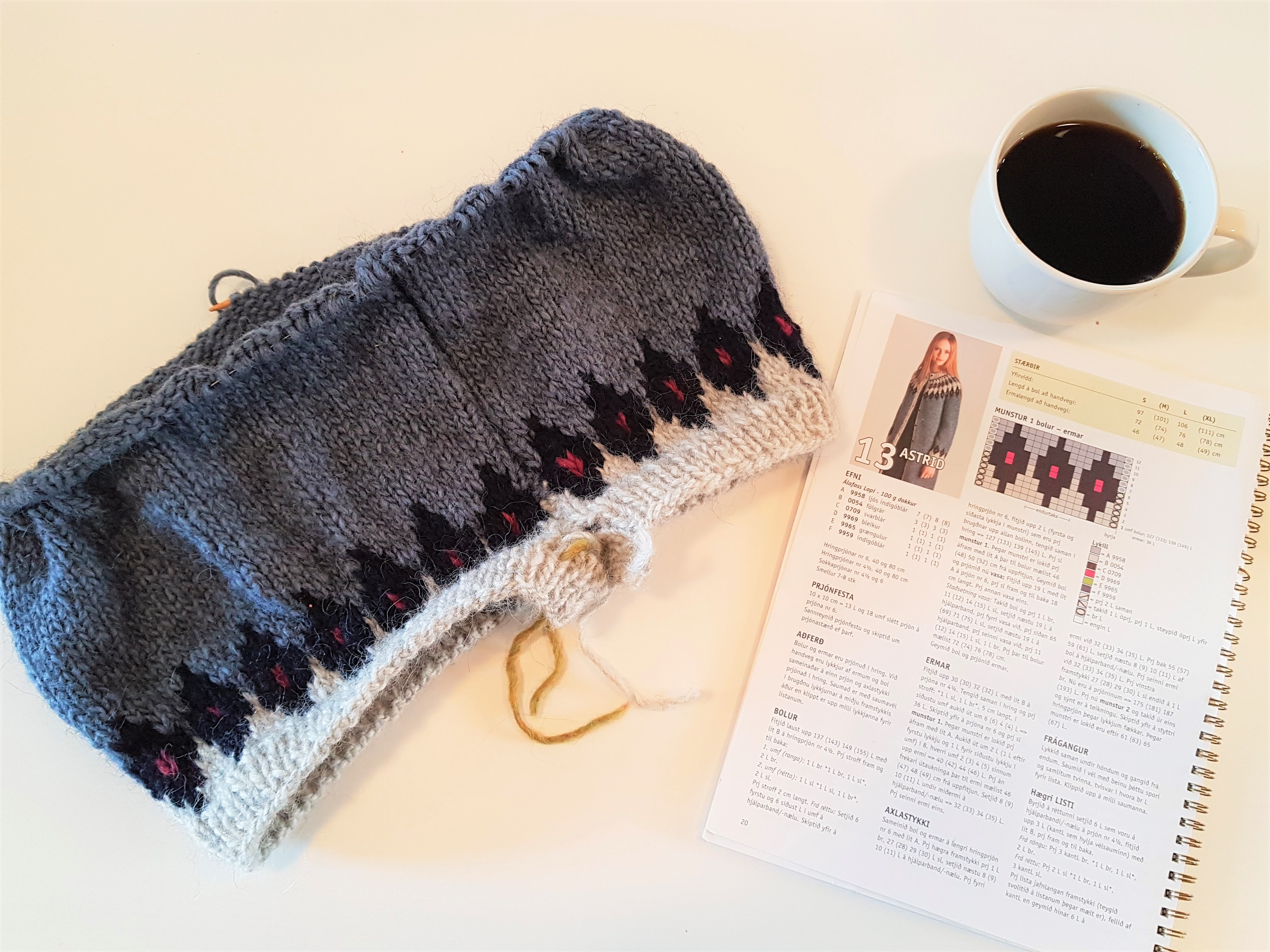 Knitting astrid lopapeysa